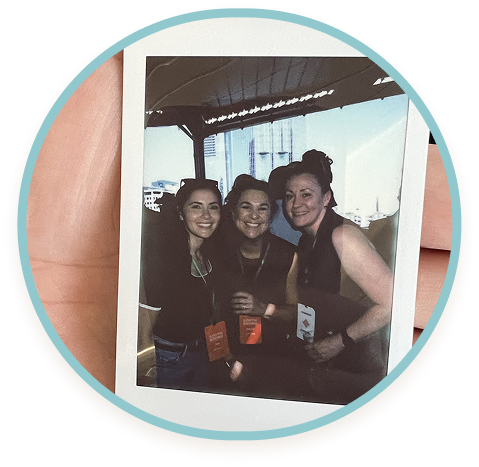 Southbound 26 - Polaroid of Jessica Kendra and Jenn